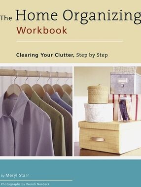 Home Organizing Workbook Declutter Guide Storage Organization Planner Book
